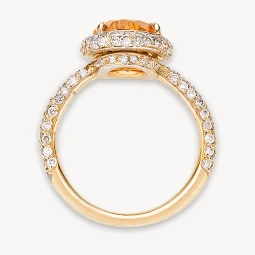 Classic Gold Engagement Ring with Diamond